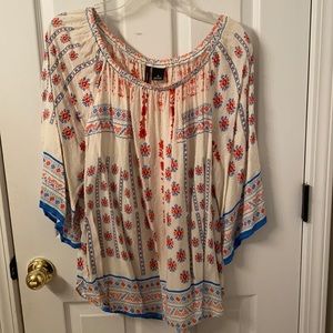 New Directions XL boho style blouse